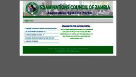 What Systems.exams-council.org.zm website looked like in 2022 (2 years ago)