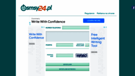 What Smsy24.pl website looked like in 2022 (1 year ago)
