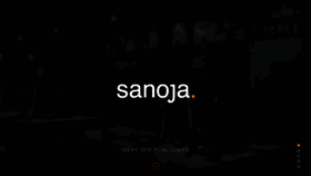What Sanoja.do website looked like in 2022 (1 year ago)