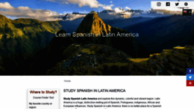 What Studyspanishlatinamerica.com website looked like in 2022 (1 year ago)