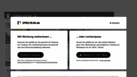 What Spielfilm.de website looked like in 2022 (1 year ago)