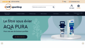 What Selfaquashop.fr website looked like in 2022 (2 years ago)