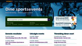 What Sporti.dk website looked like in 2022 (1 year ago)