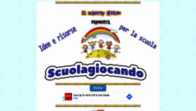 What Scuolagiocando.it website looked like in 2022 (3 years ago)