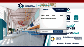 What Sxmairport.com website looked like in 2022 (1 year ago)