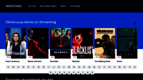 What Seriestarz.com website looked like in 2022 (1 year ago)
