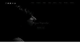 What Sohammajumdar.com website looked like in 2022 (1 year ago)