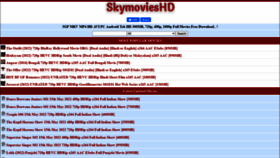 What Skymovieshd.cool website looked like in 2022 (1 year ago)