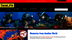 What Sealife-cameras.com website looked like in 2022 (1 year ago)