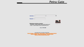 What Sim.petra.ac.id website looked like in 2022 (1 year ago)