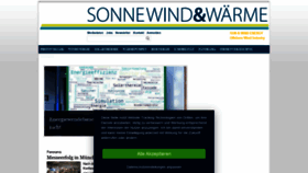 What Sonnewindwaerme.de website looked like in 2022 (1 year ago)