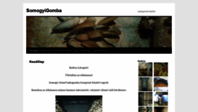 What Somogyigomba.hu website looked like in 2022 (1 year ago)
