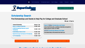 What Supercollege.com website looked like in 2022 (1 year ago)