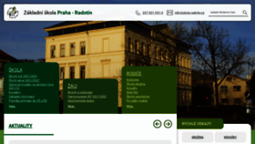 What Skola-radotin.cz website looked like in 2022 (2 years ago)