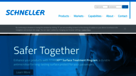 What Schneller.com website looked like in 2022 (2 years ago)