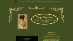 What Soaptreasures.net website looked like in 2022 (1 year ago)