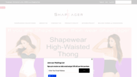 What Shapeager.com website looked like in 2022 (1 year ago)