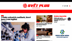 What Svetplus.cz website looked like in 2022 (1 year ago)