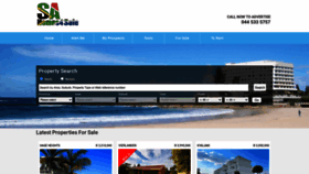What Sahomes4sale.co.za website looked like in 2022 (1 year ago)