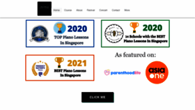 What Sgpianoteacher.com website looked like in 2022 (1 year ago)