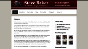 What Stevebakermg.co.uk website looked like in 2022 (1 year ago)