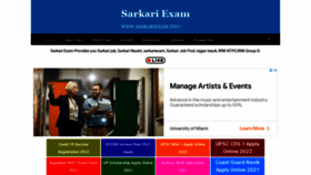 What Sarkariexam.info website looked like in 2022 (1 year ago)