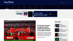 What Sportpesanews.com website looked like in 2022 (1 year ago)