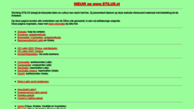 What Stilus.nl website looked like in 2022 (1 year ago)