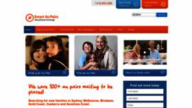 What Smartaupairs.com.au website looked like in 2022 (1 year ago)