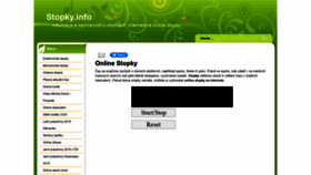 What Stopky.info website looked like in 2022 (2 years ago)