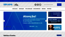 What Saolucas.edu.br website looked like in 2022 (1 year ago)