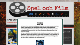 What Spelochfilm.se website looked like in 2022 (2 years ago)