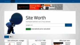 What Siteworth.life website looked like in 2022 (1 year ago)