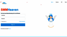 What Smm-heaven.net website looked like in 2022 (1 year ago)