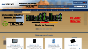 What Sphinxcomputer.de website looked like in 2022 (1 year ago)