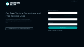 What Subscriptionshub.com website looked like in 2022 (1 year ago)