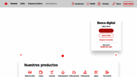What Santander.com.mx website looked like in 2022 (1 year ago)
