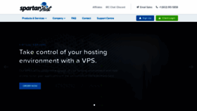 What Spartanhost.org website looked like in 2022 (3 years ago)