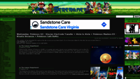 What Serebii.net website looked like in 2022 (3 years ago)