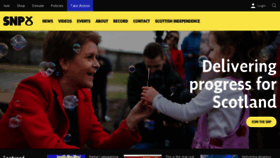 What Snp.org website looked like in 2022 (1 year ago)