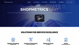 What Shopmetrics.com website looked like in 2022 (1 year ago)