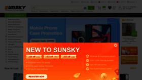 What Sunsky-online.com website looked like in 2022 (1 year ago)