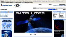 What Satbeams.com website looked like in 2022 (1 year ago)