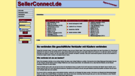 What Sellerconnect.de website looked like in 2022 (1 year ago)