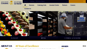 What Saudiacatering.com website looked like in 2022 (1 year ago)