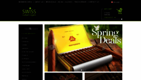 What Swisscubancigars.com website looked like in 2022 (1 year ago)