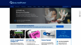 What Shelterpoint.com website looked like in 2022 (1 year ago)