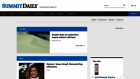 What Summitdaily.com website looked like in 2022 (1 year ago)