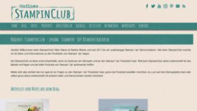 What Stampinclub.de website looked like in 2022 (1 year ago)