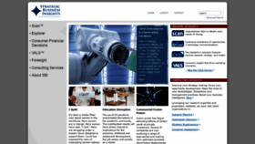 What Strategicbusinessinsights.com website looked like in 2022 (1 year ago)